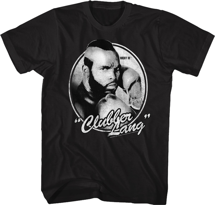Clubber Lang Retro Circle Rocky T-Shirt
