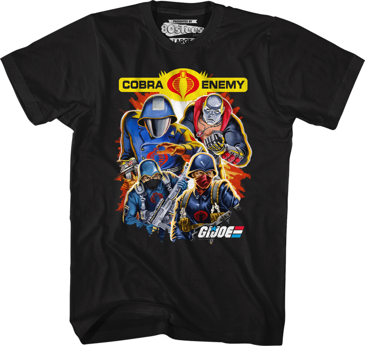 Cobra Enemy Collage GI Joe T-Shirt