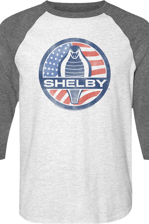 Cobra Logo Shelby Raglan Baseball Shirt