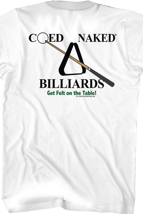 Billiards Coed Naked T-Shirt