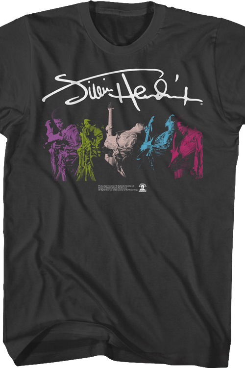Color In Motion Jimi Hendrix T-Shirt