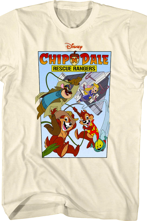 Comic Book Cover Chip 'n Dale Rescue Rangers T-Shirt