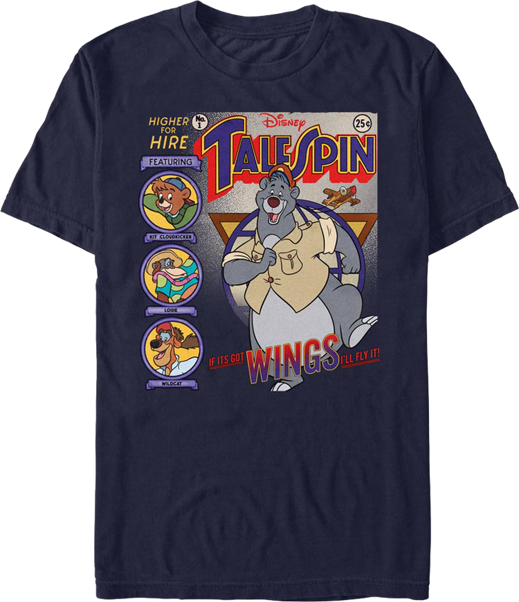 Comic Book Cover TaleSpin T-Shirt