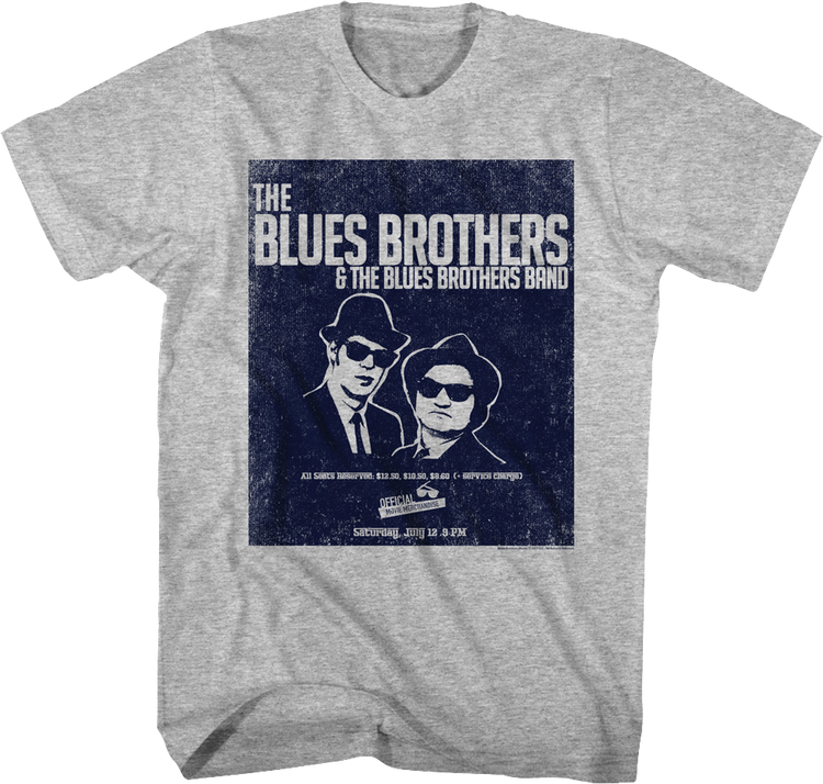 Concert Poster Blues Brothers T-Shirt