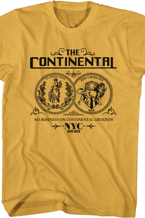 Continental Coin John Wick T-Shirt