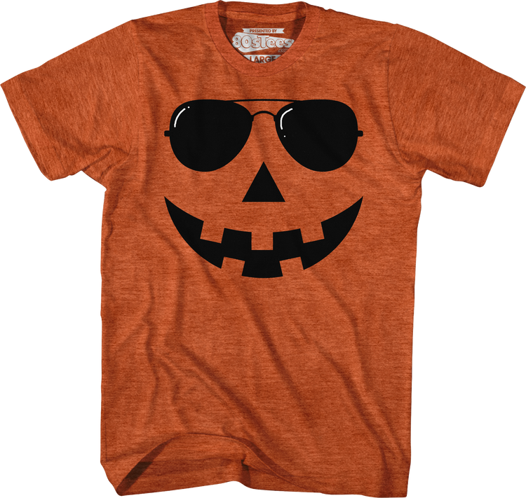 Cool Pumpkin Face T-Shirt