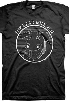 Cow Logo Dead Milkmen T-Shirt
