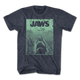 Cracked Poster Jaws T-Shirt thumbnail