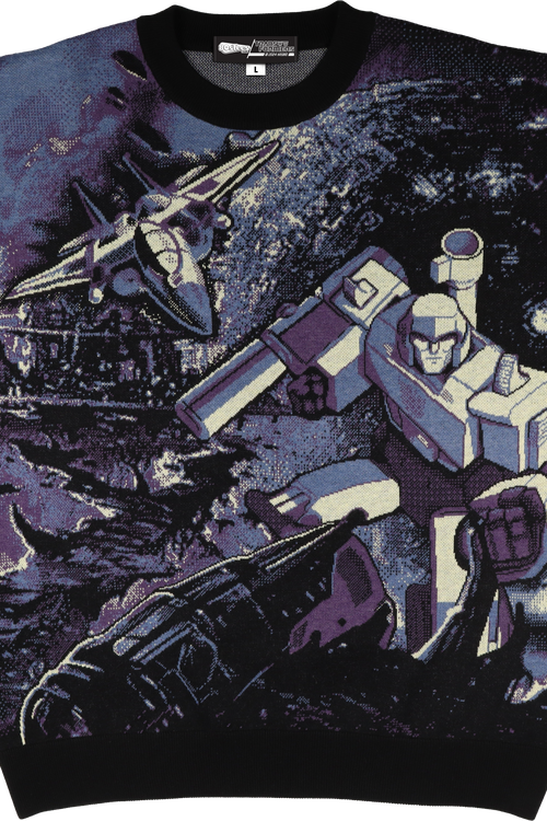 Cybertron Decepticons Transformers Knitted Sweater