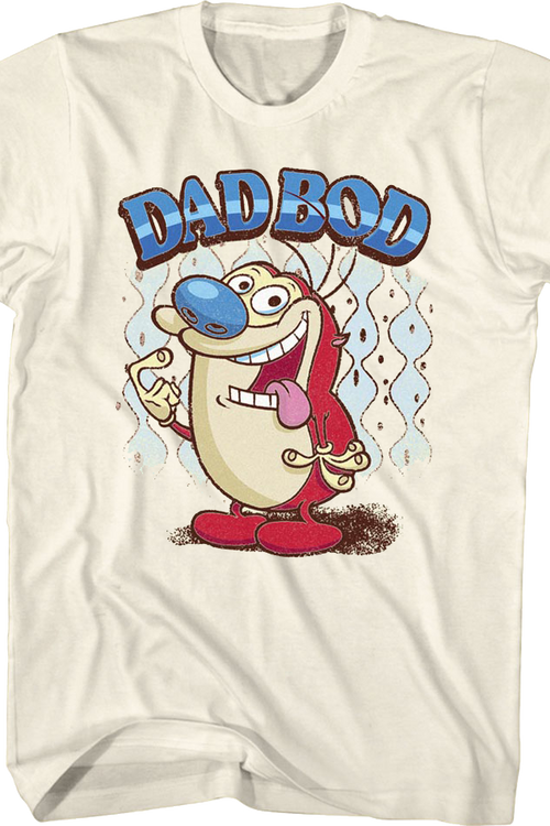 Dad Bod Ren and Stimpy T-Shirt