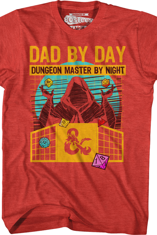 Dad By Day Dungeon Master By Night Dungeons & Dragons T-Shirt