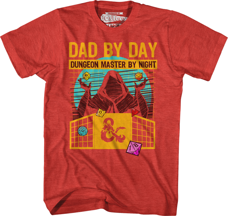 Dad By Day Dungeon Master By Night Dungeons & Dragons T-Shirt