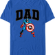 Dad Captain America Marvel Comics T-Shirt thumbnail