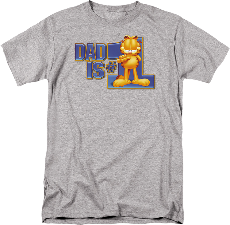 Dad Is #1 Garfield T-Shirt