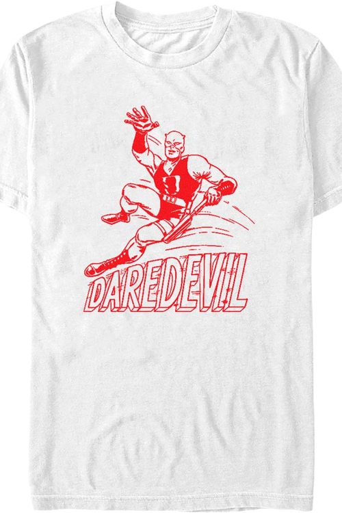 Daredevil Sketch Marvel Comics T-Shirt