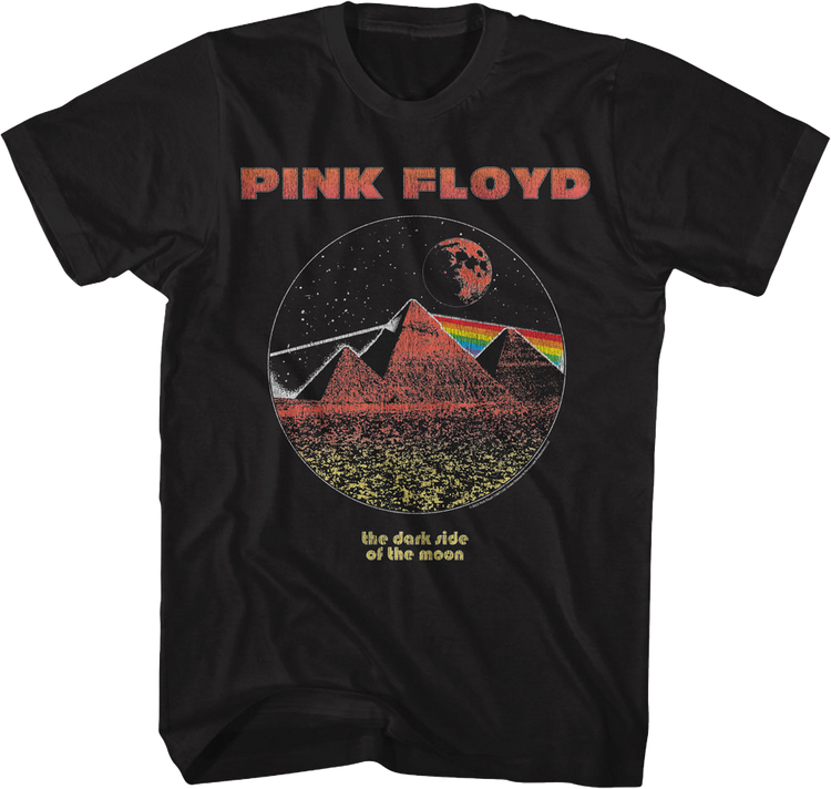 Dark Side of the Moon Pyramids Pink Floyd T-Shirt