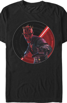 Darth Maul Circle Star Wars T-Shirt