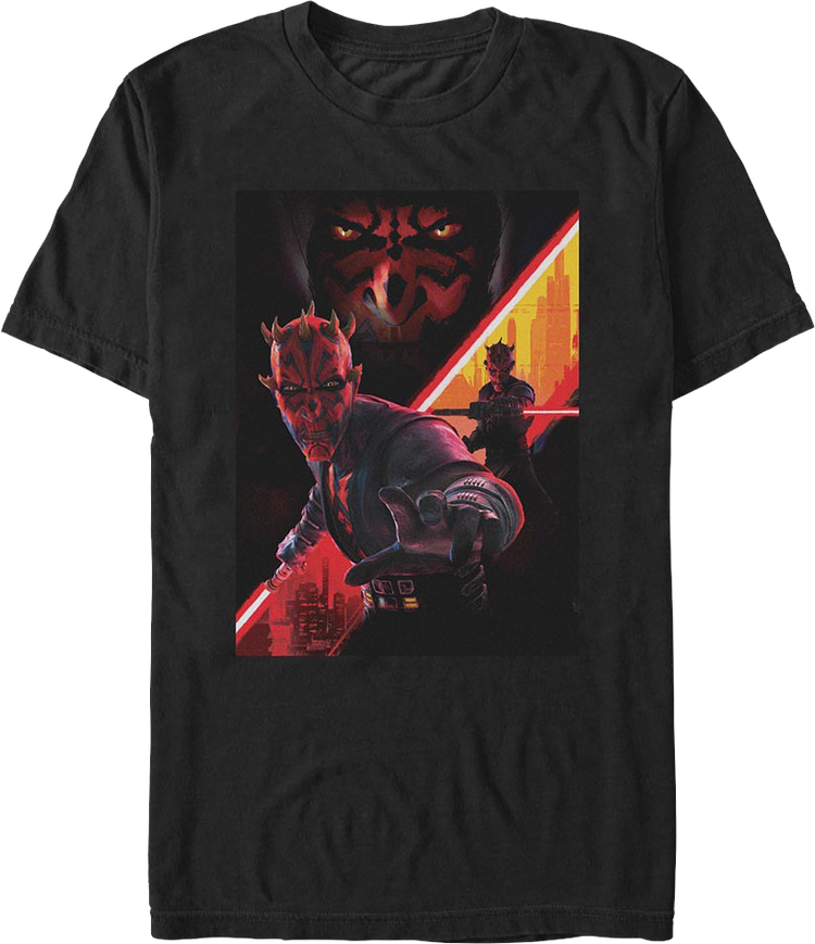 Darth Maul Collage Star Wars T-Shirt