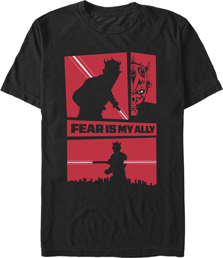 Darth Maul Fear Is My Ally Star Wars T-Shirt