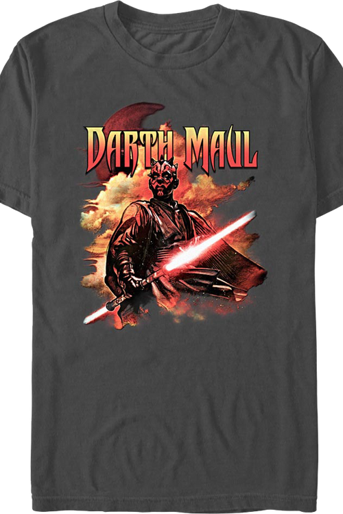 Darth Maul Lightsaber Pose Star Wars T-Shirt