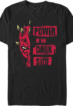 Darth Maul Power Of The Dark Side Star Wars T-Shirt