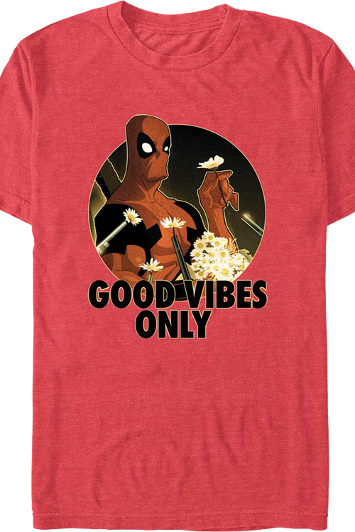 Deadpool Good Vibes Only Marvel Comics T-Shirt