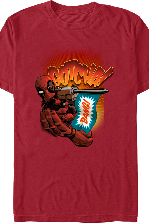 Deadpool Gotcha Marvel Comics T-Shirt