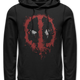 Deadpool Paint Splatter Logo Marvel Comics Hoodie thumbnail