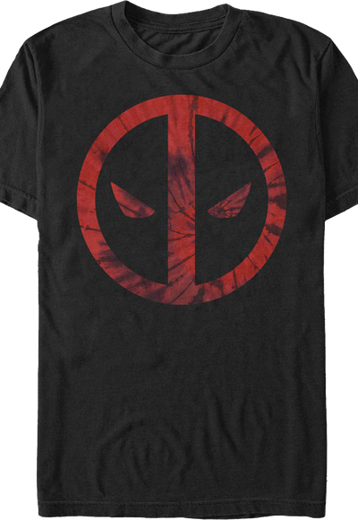 Deadpool Tie Dye Logo Marvel Comics T-Shirt