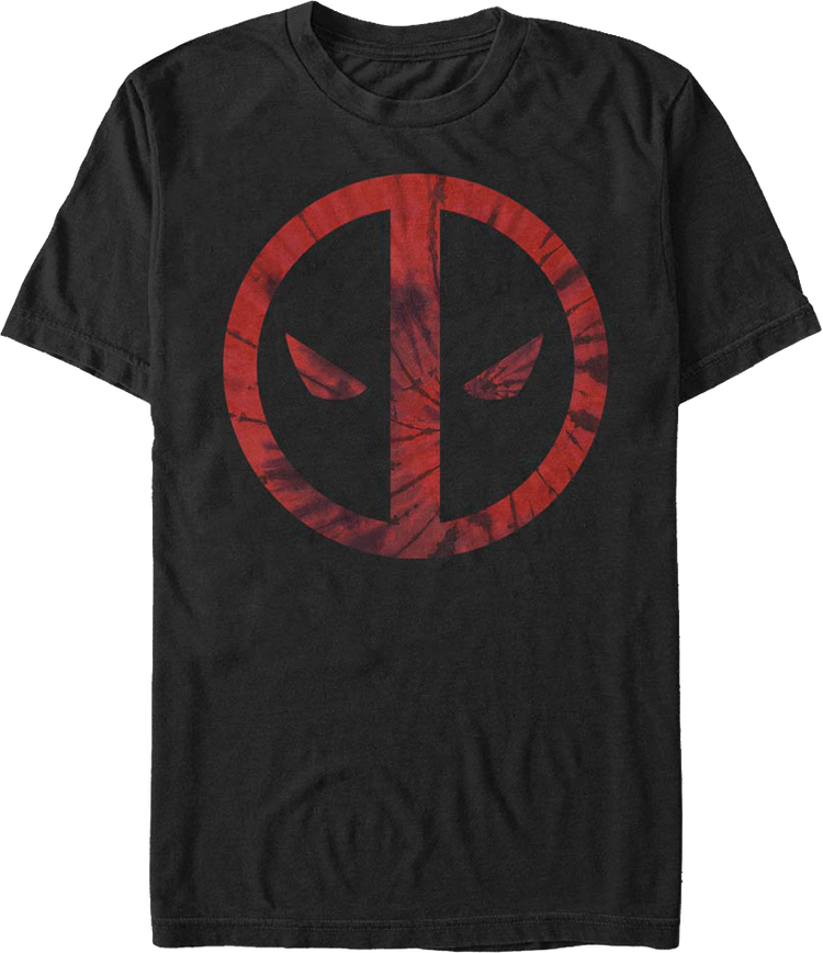 Deadpool Tie Dye Logo Marvel Comics T-Shirt