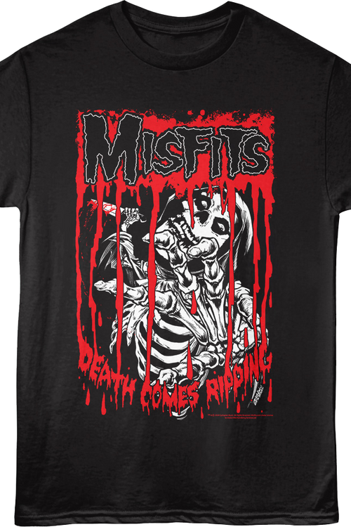 Death Comes Ripping Misfits T-Shirt