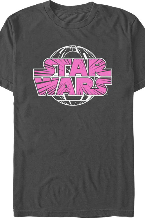 Death Star Bursting Logo Star Wars T-Shirt