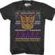 Decepticons Faux Ugly Christmas Sweater Transformers T-Shirt thumbnail