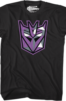 Decepticons Geometric Logo Transformers T-Shirt