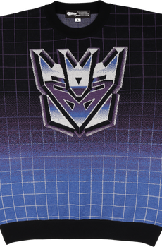 Decepticons Logo Transformers Knitted Sweater