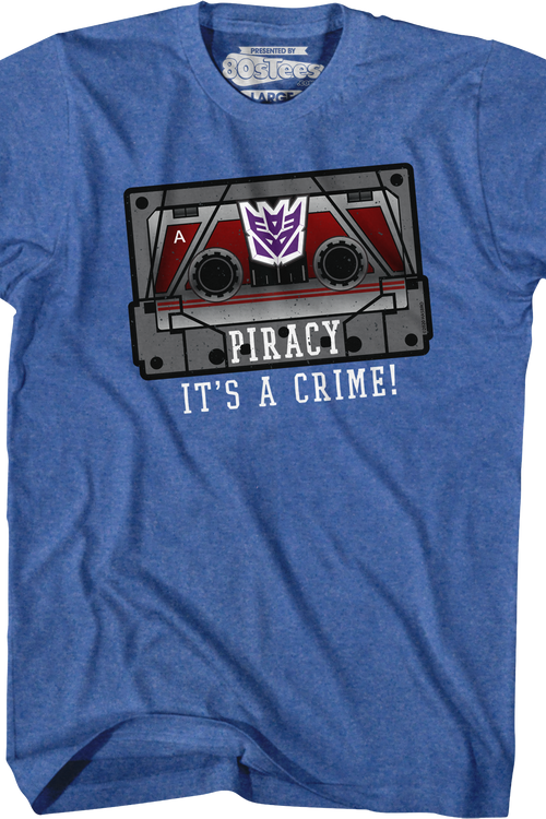Decepticons Piracy Transformers T-Shirt