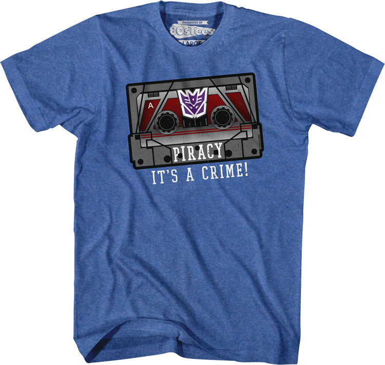 Decepticons Piracy Transformers T-Shirt