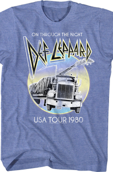 On Through The Night USA Tour Def Leppard T-Shirt
