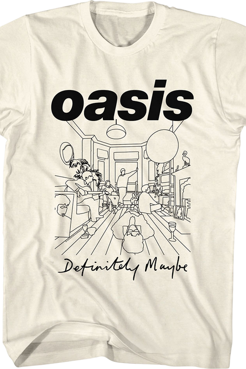 Definitely Maybe Sketch Oasis T-Shirt