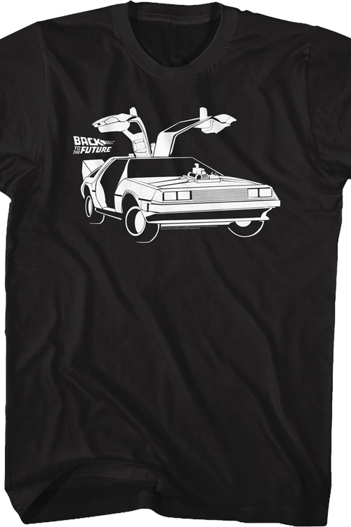 DeLorean Doors Back To The Future T-Shirt