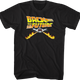 Delorean Fire Tracks T-Shirt thumbnail