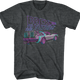 DeLorean Neon Outline Back To The Future T-Shirt thumbnail