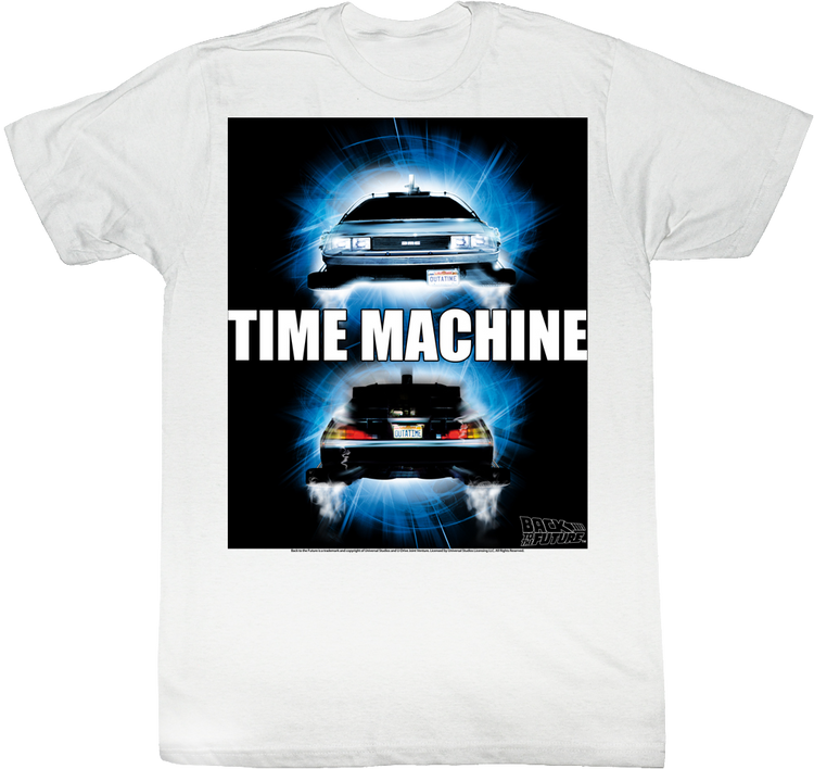 DeLorean Time Machine Back To The Future T-Shirt
