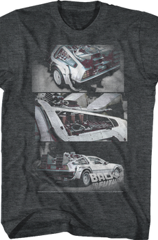 DeLorean Time Machine Perspectives Back To The Future T-Shirt
