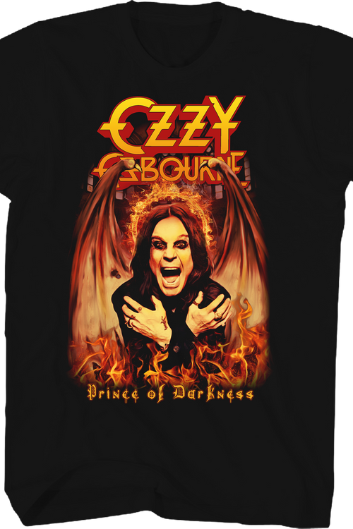 Demon Wings Prince of Darkness Ozzy Osbourne T-Shirt