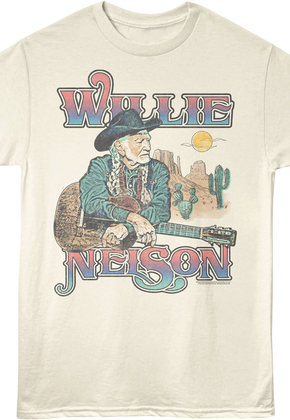 Desert Illustration Willie Nelson T-Shirt