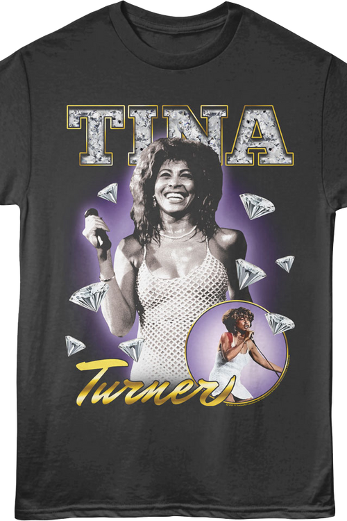 Diamonds Collage Tina Turner T-Shirt
