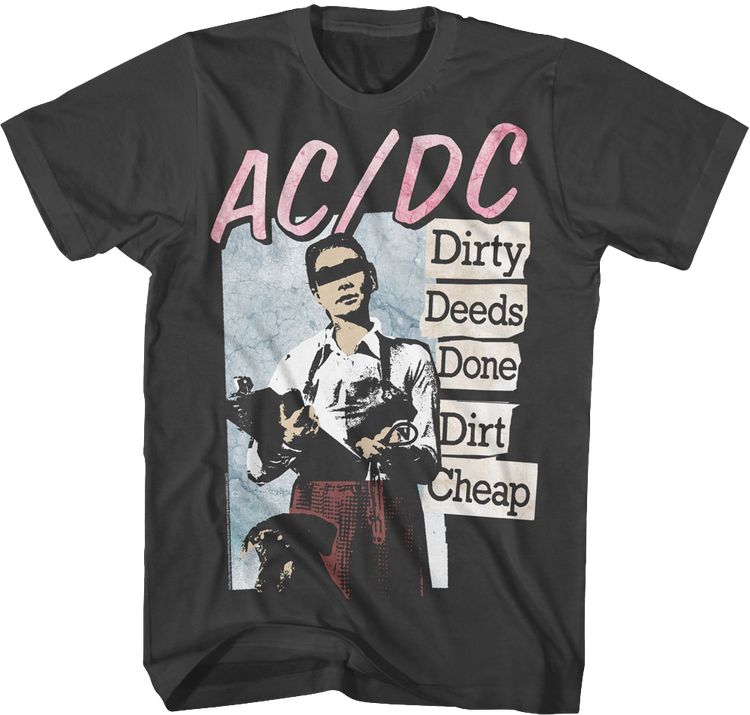 Dirty Deeds Done Dirt Cheap ACDC T-Shirt