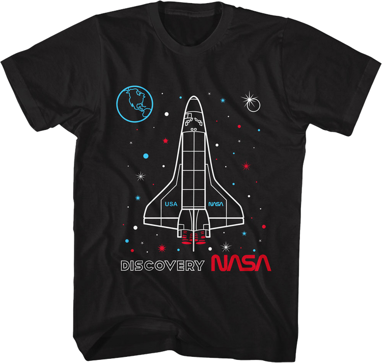 Discovery Outline NASA T-Shirt