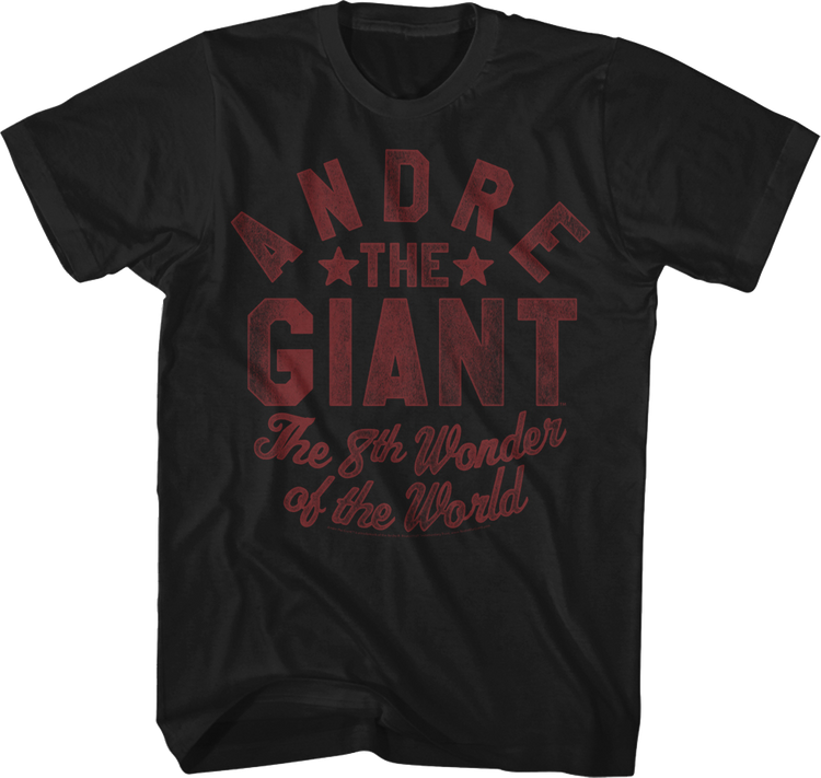 Distressed 8th Wonder Andre The Giant T-Shirt